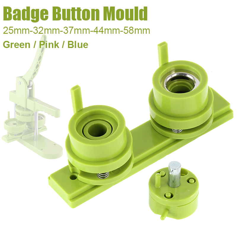 Button Badge Blank - DIYホームバッジ作成型 ピンバッジメーカー 25mm 32mm 37mm 44mm