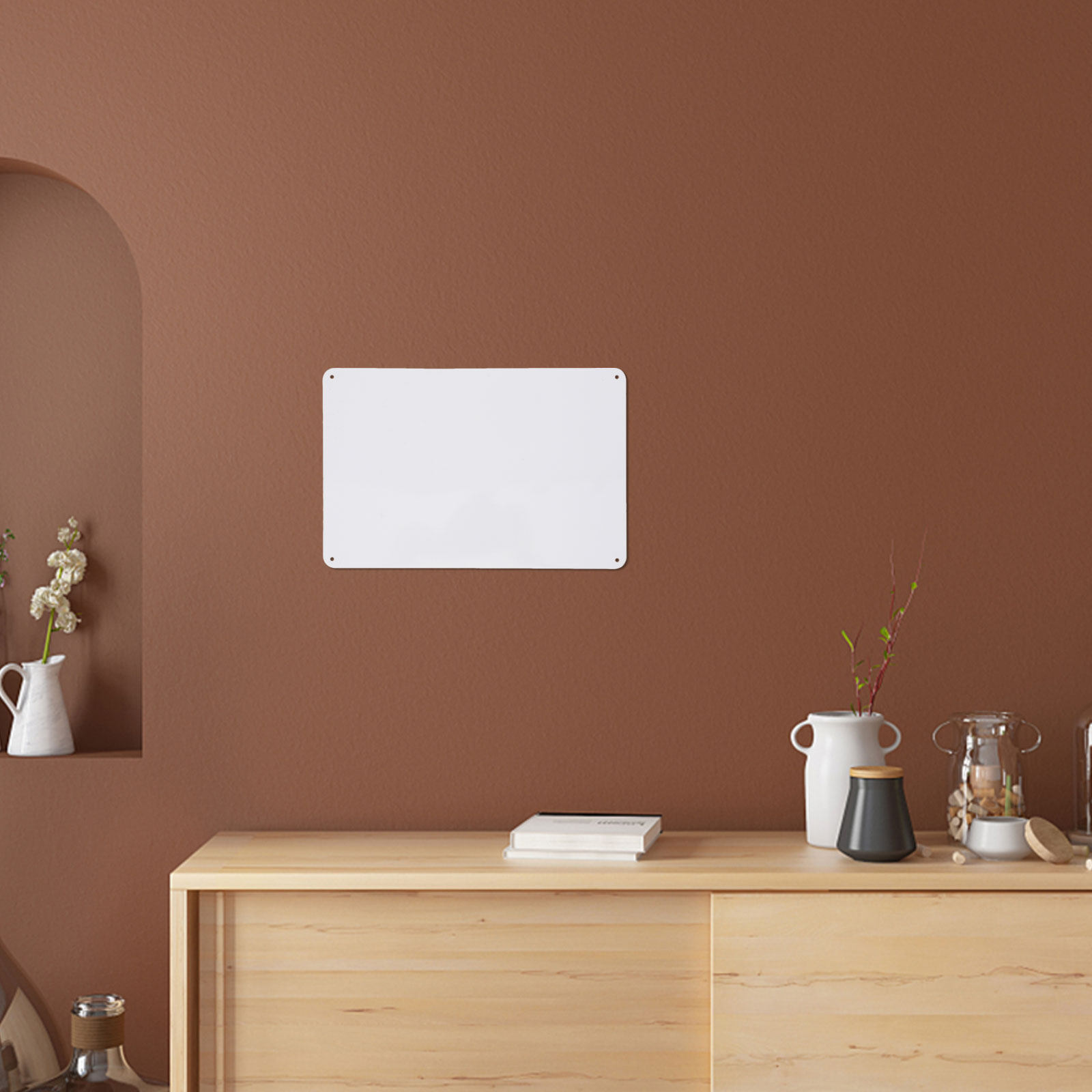 Yard Sign Blank - 2個入りブランクティンプレートサイン 安定した金属製昇華プリント対応 DIY塗装可能 壁、オフィス、ドア、庭、小売店用メタルサイン