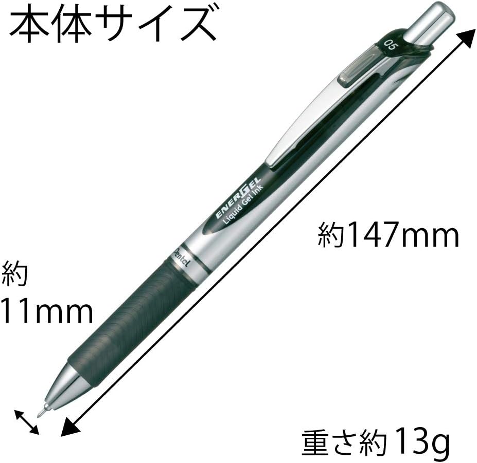 3 個日本ぺんてるエナージェル BLN77 ゲルペン 0.5 - Pentel Pen Energel のレビューと価格