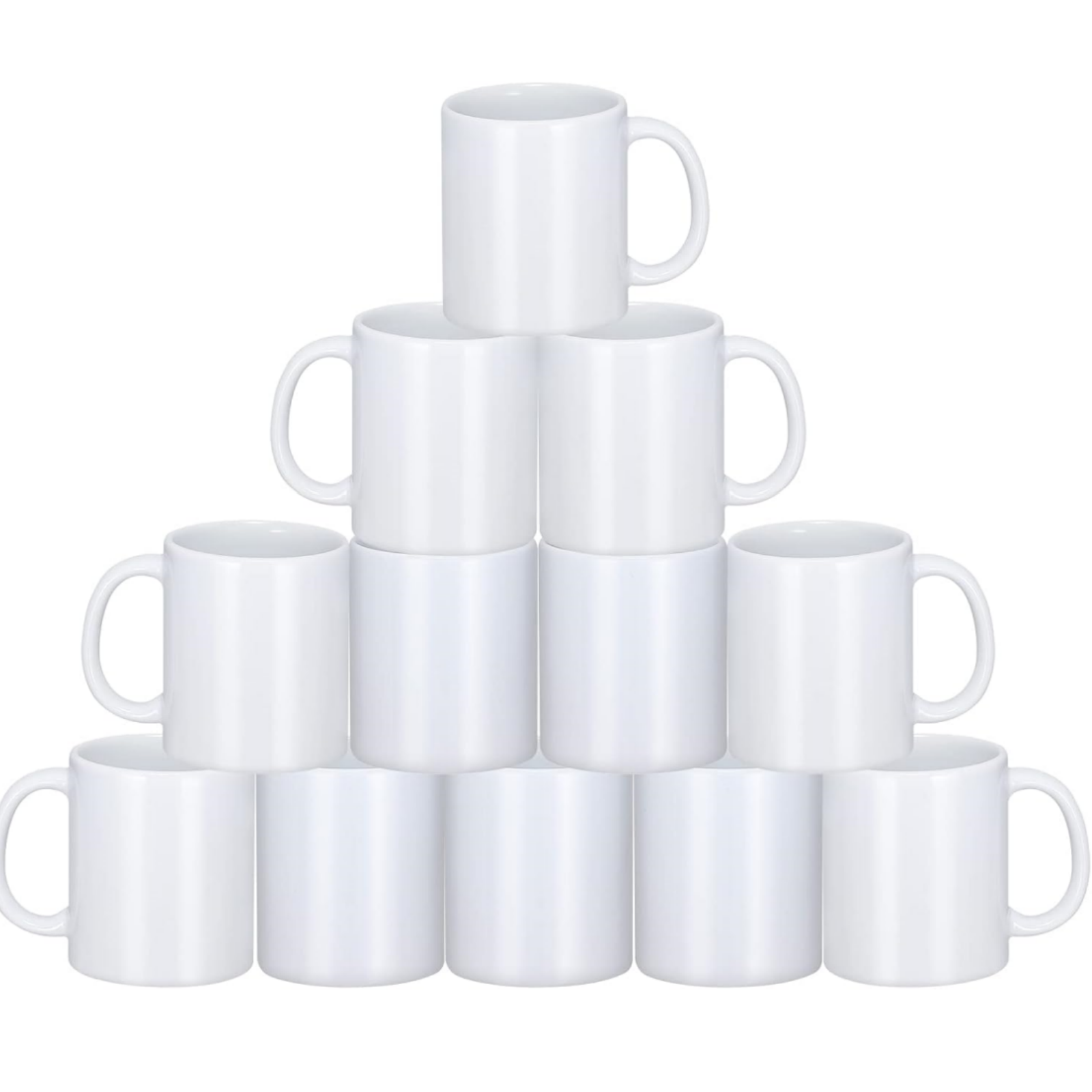 HTVRONT昇華マグカップ 無地の白いセラミック昇華カップ - Sublimation Mug White のレビューと価格