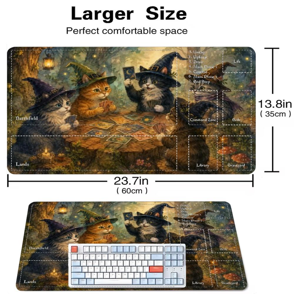 ウィッチキャッツ プレイカード マジックフォレスト 大型 T - Door Mat Blank のレビューと価格