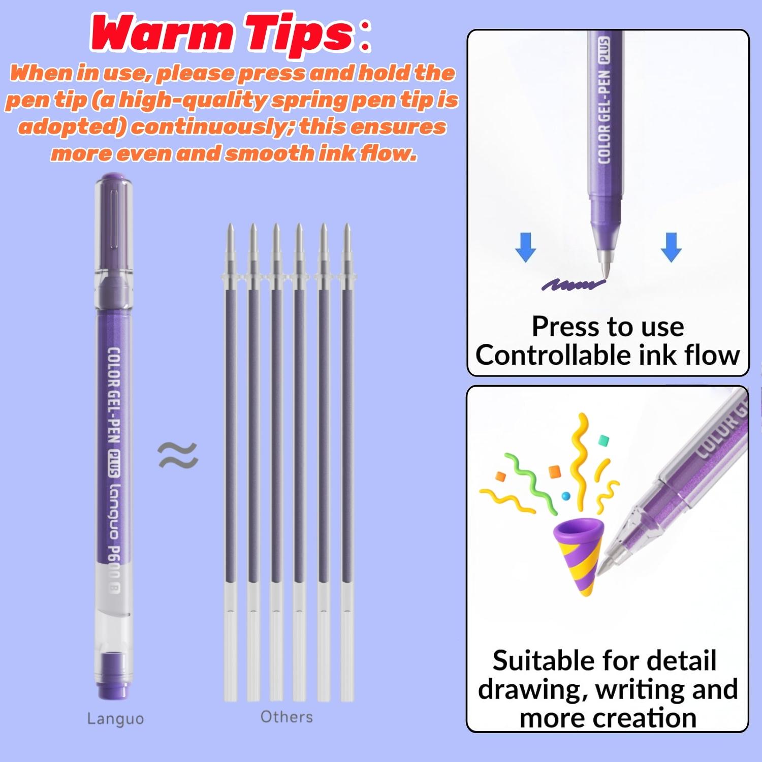 ラングオ 54色 3D効果 アクリルマーカーセット 可愛い文 - Copic Marker Sketch のレビューと価格