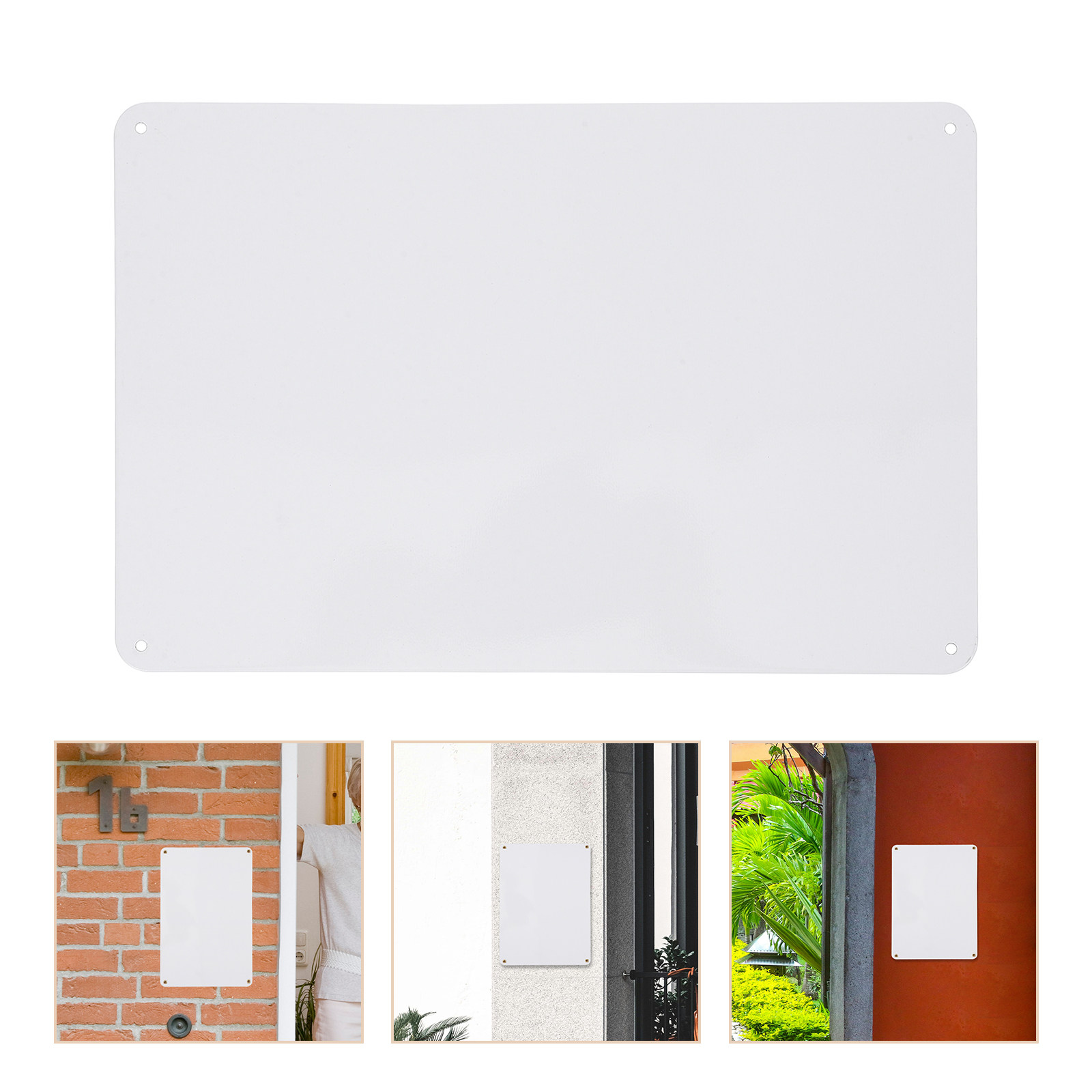 2枚組 無地金属サイン 昇華印刷用金属ブランク DIYヤード - Yard Sign Blank のレビューと価格