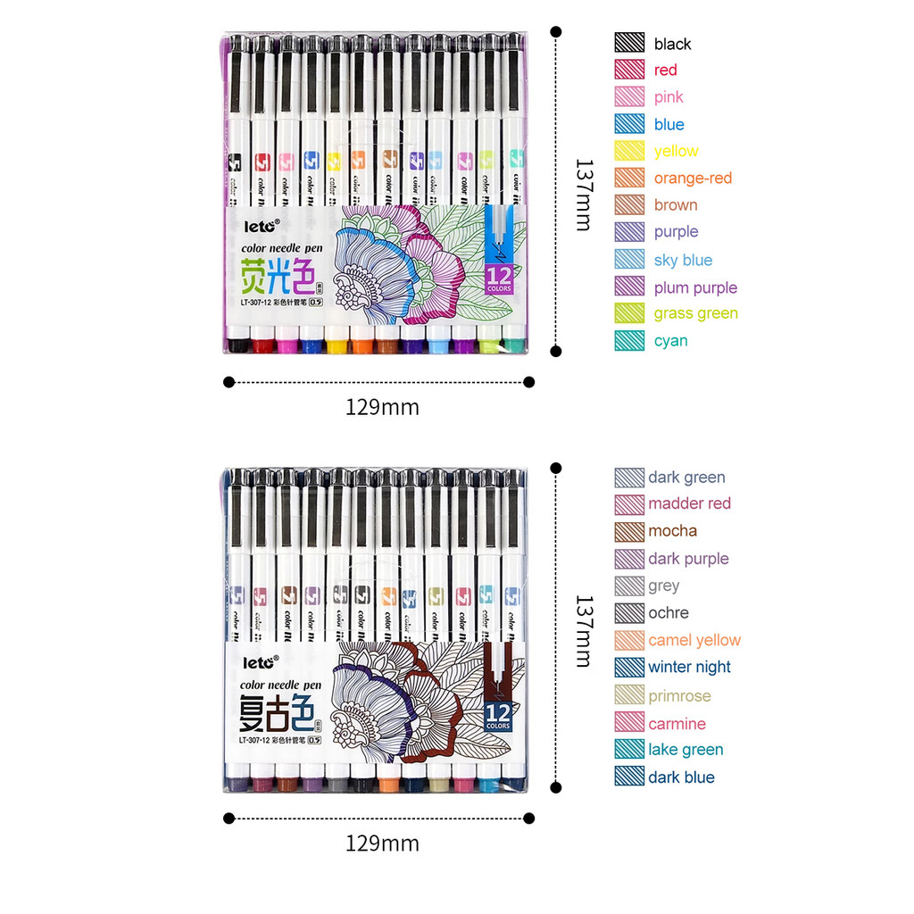 細字ニードルペン12本セット スケッチデザイン ヴィンテージ - Copic Marker Sketch のレビューと価格