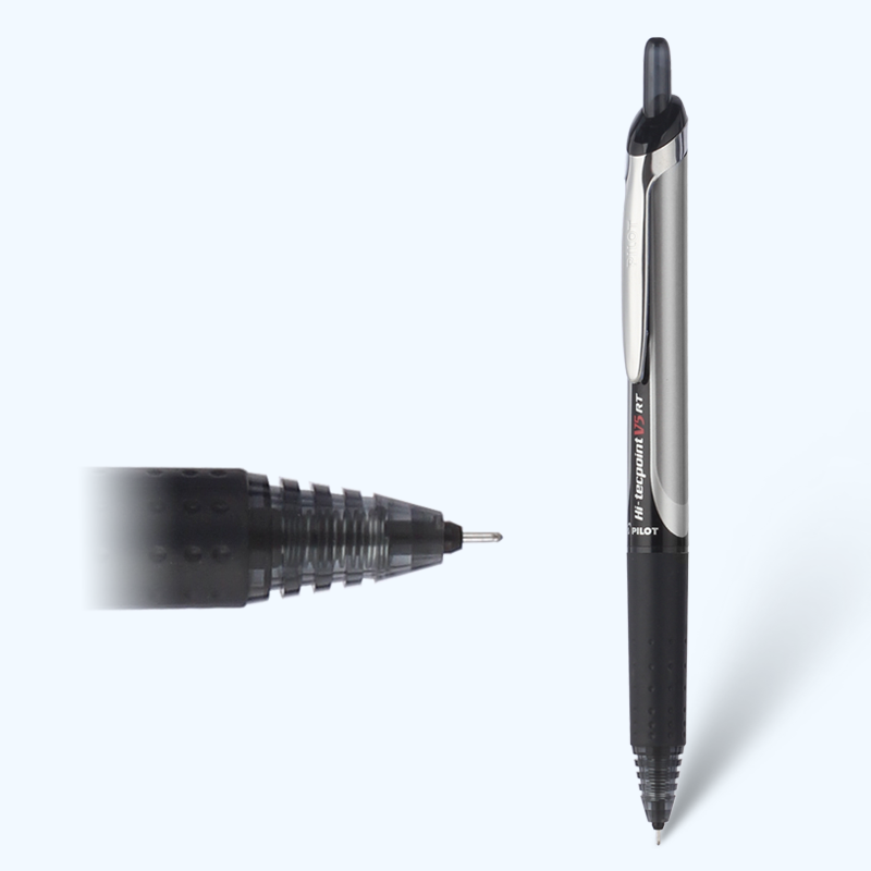 パイロット黒ペン大コレクション集中ペンセット0.5ミリメート - Pilot Pen V5 のレビューと価格