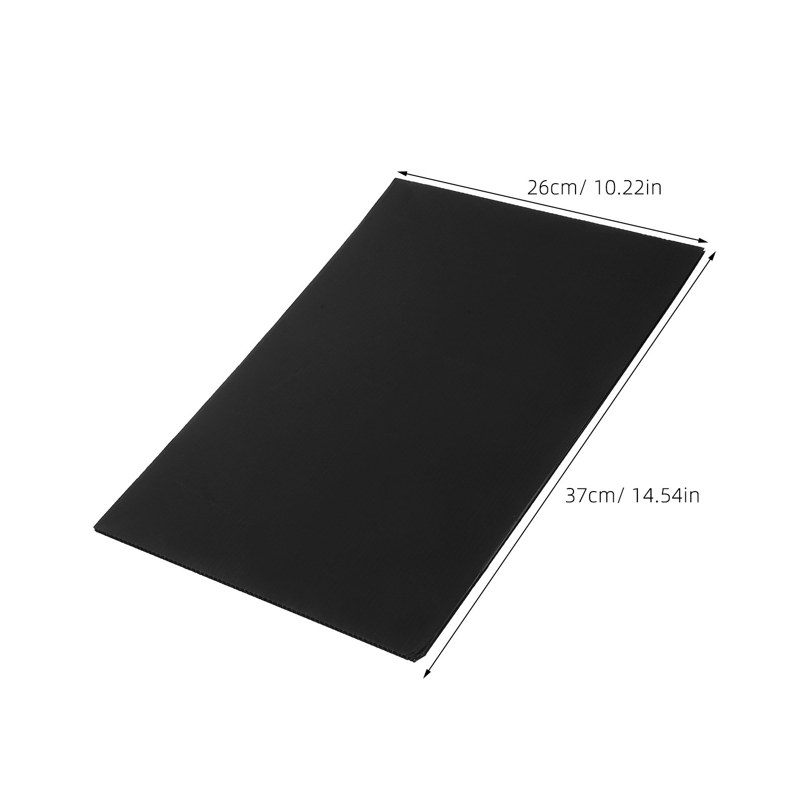 2枚組マットブラック無地ヤードサインボード、波形プラスチック - Yard Sign Blank のレビューと価格