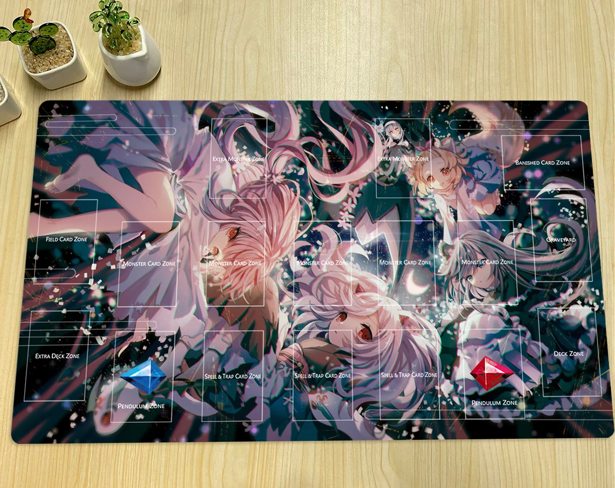 Yugioh-カードゲームマット,卓上バッグ,ゴーストベル, - Door Mat Blank のレビューと価格